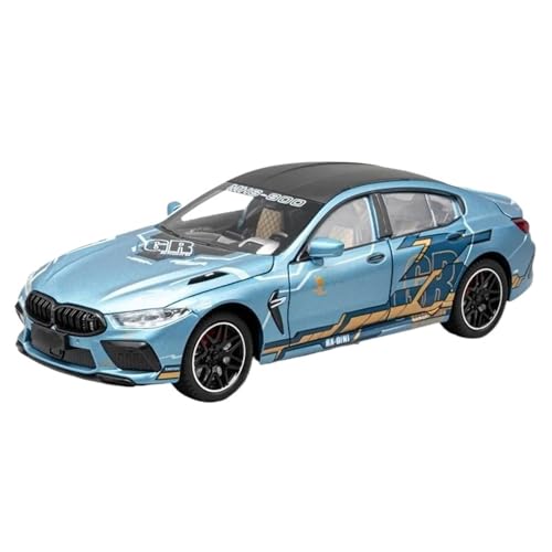 1:24 for M8 Sportwagen Druckgusslegierung Automodell Ornamente(Blue) von RHUIMEI