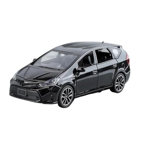 1:32 for Prius Legierung Automodell Pädagogisches Ausstellungsstück(Black) von RHUIMEI