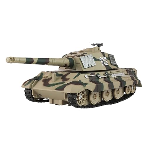 RHUIMEI Simuliertes Militärpanzermodell Tiger King Heavy Spray Version Aus Legierung(Green) von RHUIMEI