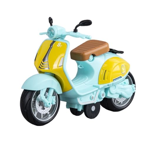 RHUIMEI for 1/10 Sound Und Licht „Zurück for Schaf“ Simulation Legierung Lokomotive Lenkung Schock Motorrad Modell Spielzeug for Kinder for Sammeln Von Ornamenten Exquisite(Green) von RHUIMEI