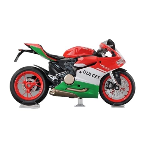 RHUIMEI for 1/12 1199 Legierung Motorrad Modell Lenkung Multi-Funktion Kinder Metall Spielzeug Sammlung Ornamente Exquisite(Green) von RHUIMEI
