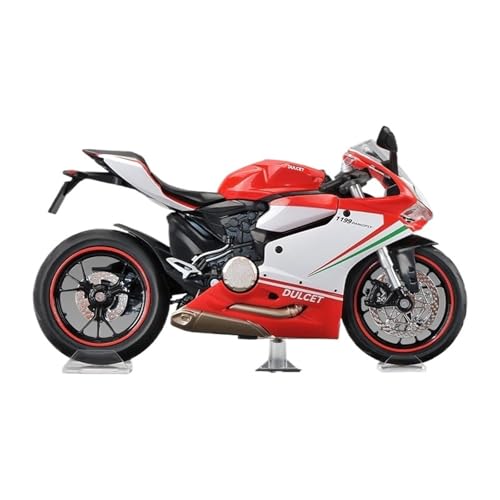RHUIMEI for 1/12 1199 Legierung Motorrad Modell Lenkung Multi-Funktion Kinder Metall Spielzeug Sammlung Ornamente Exquisite(Red) von RHUIMEI