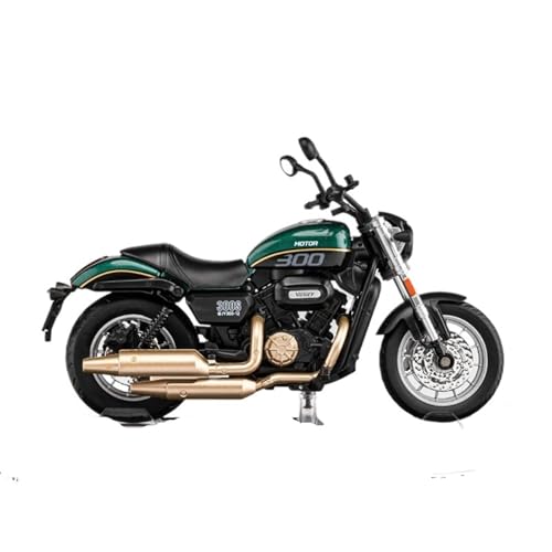 RHUIMEI for 1/12 Cruise Legierung Motorrad Modell Lenkung Multi-Funktion Kinder Metall Spielzeug Sammlung Ornamente Exquisite(Green) von RHUIMEI