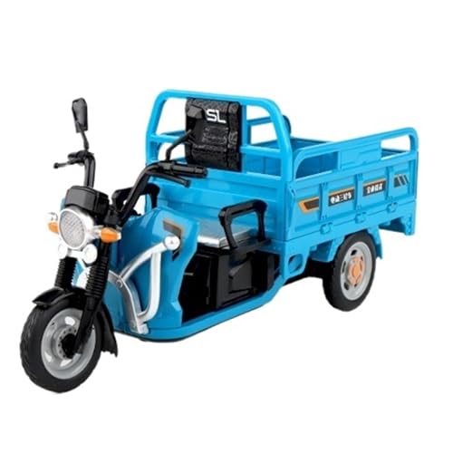 RHUIMEI for 1/12 Dreirädrigen Legierung Motorrad Modell Lenkung Multi-Funktion Kinder Metall Spielzeug Sammlung Ornamente Exquisite(Blue) von RHUIMEI