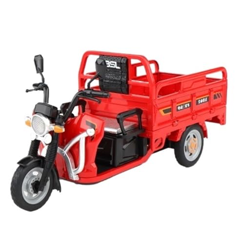 RHUIMEI for 1/12 Dreirädrigen Legierung Motorrad Modell Lenkung Multi-Funktion Kinder Metall Spielzeug Sammlung Ornamente Exquisite(Red) von RHUIMEI