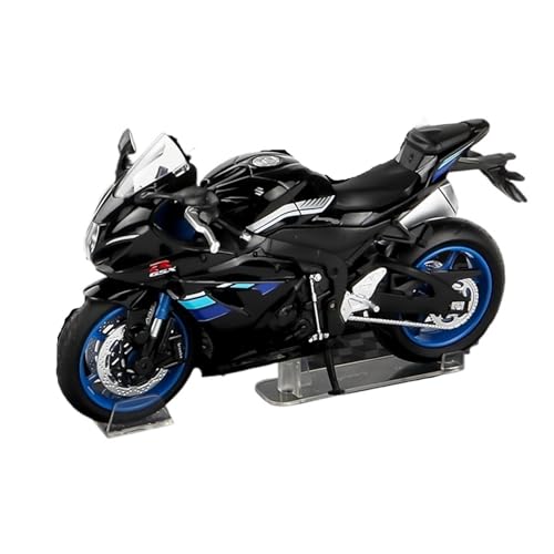 RHUIMEI for 1/12 GSX-R1000 Legierung Motorrad Modell Lenkung Multi-Funktion Kinder Metall Spielzeug Sammlung Ornamente Exquisite(Black) von RHUIMEI