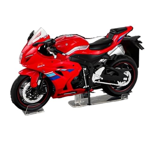 RHUIMEI for 1/12 GSX-R1000 Legierung Motorrad Modell Lenkung Multi-Funktion Kinder Metall Spielzeug Sammlung Ornamente Exquisite(Red) von RHUIMEI