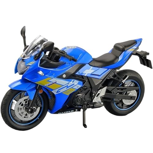 RHUIMEI for 1/12 GSX250R Legierung Motorrad Modell Lenkung Multi-Funktion Kinder Metall Spielzeug Sammlung Ornamente Exquisite(Blue) von RHUIMEI