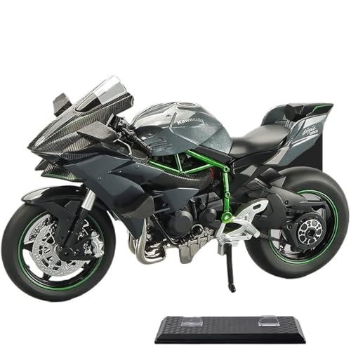 RHUIMEI for 1/12 H2r Legierung Motorrad Modell Lenkung Multi-Funktion Kinder Metall Spielzeug Sammlung Ornamente Exquisite von RHUIMEI