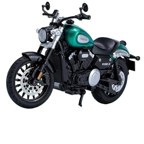 RHUIMEI for 1/12 Ingwer Legierung Motorrad Modell Lenkung Multi-Funktion Kinder Metall Spielzeug Sammlung Ornamente Exquisite(Green) von RHUIMEI