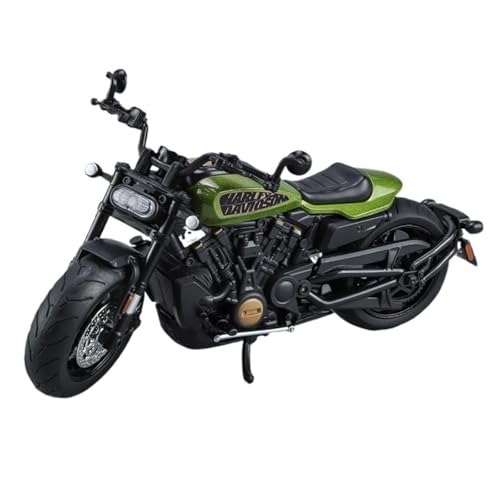 RHUIMEI for 1/12 Krieg Legierung Motorrad Modell Lenkung Multi-Funktion Kinder Metall Spielzeug Sammlung Ornamente Exquisite(Green) von RHUIMEI