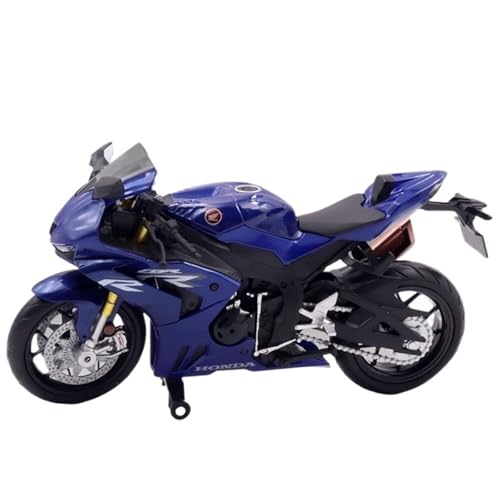 RHUIMEI for 1/12 Legierung Motorrad Modell Lenkung Multi-Funktion Kinder Metall Spielzeug Sammlung Ornamente Exquisite(Blue) von RHUIMEI