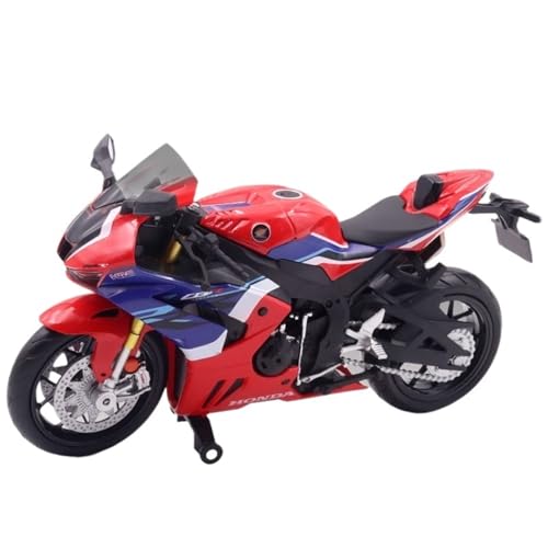RHUIMEI for 1/12 Legierung Motorrad Modell Lenkung Multi-Funktion Kinder Metall Spielzeug Sammlung Ornamente Exquisite(Red) von RHUIMEI