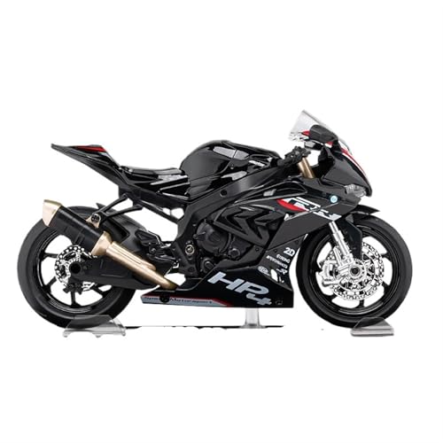 RHUIMEI for 1/12 Motorrad Modell Legierung Simulation HP4 Motorrad Modell Spielzeug Auto Sammlung Ornamente Exquisite(Black) von RHUIMEI