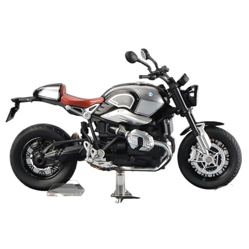 RHUIMEI for 1/12 Nehmen Eisen Legierung Motorrad Modell Lenkung Multi-Funktion Kinder Metall Spielzeug Sammlung Ornamente Exquisite(Silver) von RHUIMEI