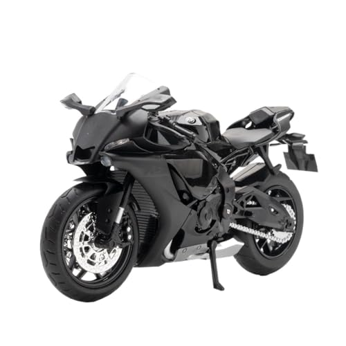 RHUIMEI for 1/12 Nehmen Sie Das Eisensimulationslegierungs-Lokomotive-Lenkstoß-Motorrad-Modellspielzeug for Kindersammlungsornamente Exquisite(Black) von RHUIMEI