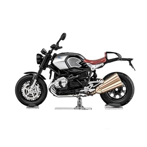 RHUIMEI for 1/12 Nehmen Sie Das Eisensimulationslegierungs-Lokomotive-Lenkstoß-Motorrad-Modellspielzeug for Kindersammlungsornamente Exquisite(Black) von RHUIMEI