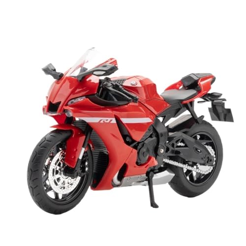 RHUIMEI for 1/12 Nehmen Sie Das Eisensimulationslegierungs-Lokomotive-Lenkstoß-Motorrad-Modellspielzeug for Kindersammlungsornamente Exquisite(Red) von RHUIMEI