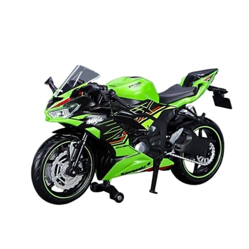 RHUIMEI for 1/12 Ninja ZX-6R Simulation Legierung Lenkstoß Motorrad Modell Spielzeug Kinder Sammlung Ornamente Exquisite(Green) von RHUIMEI