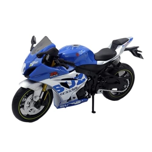 RHUIMEI for 1/12 Pedal Legierung Motorrad Modell Lenkung Multi-Funktion Kinder Metall Spielzeug Sammlung Ornamente Exquisite(Blue) von RHUIMEI