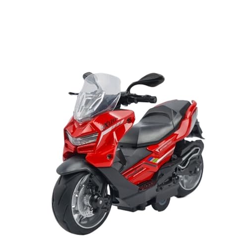 RHUIMEI for 1/12 Pedal Legierung Motorrad Modell Lenkung Multi-Funktion Kinder Metall Spielzeug Sammlung Ornamente Exquisite(Red) von RHUIMEI