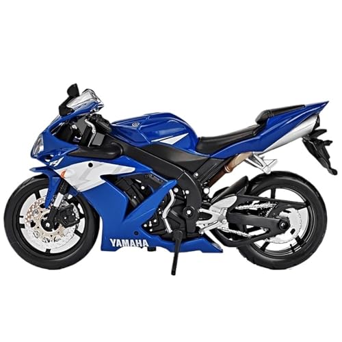 RHUIMEI for 1/12 R1 Legierung Motorrad Modell Lenkung Multi-Funktion Kinder Metall Spielzeug Sammlung Ornamente Exquisite(Blue) von RHUIMEI