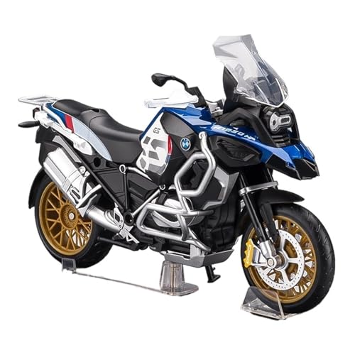RHUIMEI for 1/12 R1250GS Waterbird Legierung Motorrad Modell Lenkung Multi-Funktion Kinder Metall Spielzeug Sammlung Ornamente Exquisite(Blue) von RHUIMEI