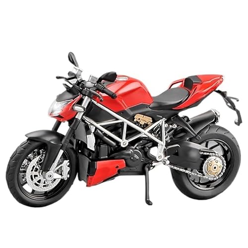 RHUIMEI for 1/12 Street Fighter Legierung Motorrad Modell Lenkung Multi-Funktion Kinder Metall Spielzeug Sammlung Ornamente Exquisite von RHUIMEI