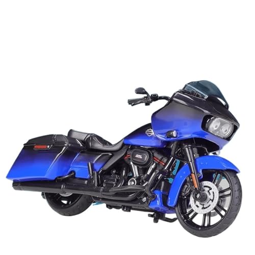 RHUIMEI for 1/18 2018 CVO Road Glide Simulation Legierung Motorrad Modell Sammlung Ornamente Exquisite(Blue) von RHUIMEI