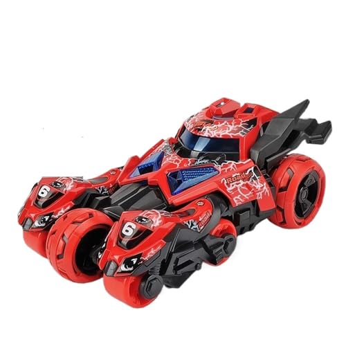 RHUIMEI for 1/32 Katapult Wagen Legierung Motorrad Modell Lenkung Multi-Funktion Kinder Metall Spielzeug Sammlung Ornamente Exquisite(Red) von RHUIMEI