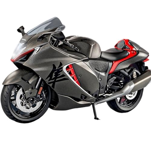 RHUIMEI for 1/9 Legierung Motorrad Modell Lenkung Multi-Funktion Kinder Metall Spielzeug Sammlung Ornamente Exquisite(Gray) von RHUIMEI