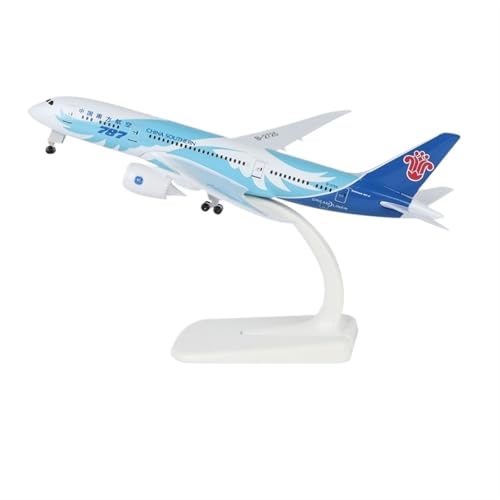 RHUIMEI for 18 cm Große Simulierte China Southern Airlines B787-Modellflugzeuge Mit Fahrwerksbeleuchtung Montierte Ornamente Geschenkkollektion Exquisite von RHUIMEI