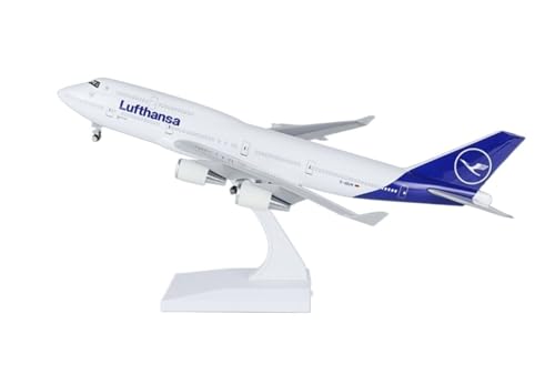 RHUIMEI for 30 cm Großes Flugzeugmodell Der Deutschen Lufthansa Airlines B747 Simulationsflugzeugmodell Mit Rädern Und Lichtern Sammlung Geschenkornamente Exquisite RHUIMEI for 30 cm Großes Flugzeugmodell Der Deutschen Lufthansa Airlines B747 Simulationsflugzeugmodell Mit Rädern Und Lichtern Sammlung Geschenkornamente Exquisite von RHUIMEI