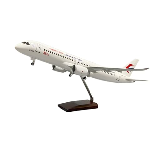 RHUIMEI for 47 cm Großes Eastern Airlines C919-Flugzeugmodell Mit Rädern Und Sprachaktivierten Lichtern Ornamente Aus Der Eastern Airlines-Kollektion Exquisite RHUIMEI for 47 cm Großes Eastern Airlines C919-Flugzeugmodell Mit Rädern Und Sprachaktivierten Lichtern Ornamente Aus Der Eastern Airlines-Kollektion Exquisite von RHUIMEI