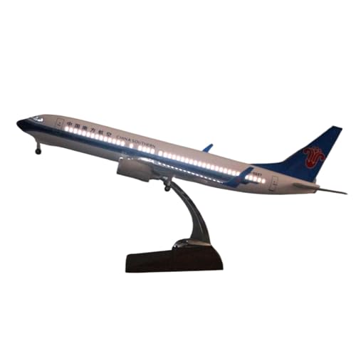 RHUIMEI for 47 cm Großes Flugzeugmodell Der China Southern Airlines China Southern Airlines 737-800 Mit Rädern Und Lichtern, Ornamente Aus Der Passagierflugzeug-Modellkollektion Exquisite von RHUIMEI