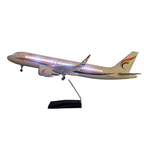 RHUIMEI for 47 cm Großes Tibet Airlines 320-Flugzeugmodell Mit Rädern Und Lichtern Simuliertes Passagierflugzeug Tibet Airlines-Modellflugzeug-Sammlungsornamente Exquisite RHUIMEI for 47 cm Großes Tibet Airlines 320-Flugzeugmodell Mit Rädern Und Lichtern Simuliertes Passagierflugzeug Tibet Airlines-Modellflugzeug-Sammlungsornamente Exquisite von RHUIMEI
