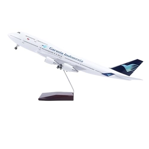 RHUIMEI for 47 cm Simuliertes Flugzeugmodell Mit Fahrwerk Garuda Indonesia 747 Beleuchtetes Flugzeugmodell Flugzeugornamente Exquisite RHUIMEI for 47 cm Simuliertes Flugzeugmodell Mit Fahrwerk Garuda Indonesia 747 Beleuchtetes Flugzeugmodell Flugzeugornamente Exquisite von RHUIMEI