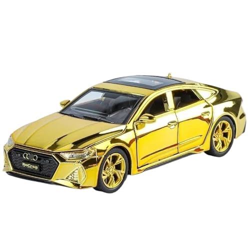 1:32 Für RS7 Quattro Sportback Legierung Kleinwagen Diecast Metallmodell(Gold) von RHUIMEI