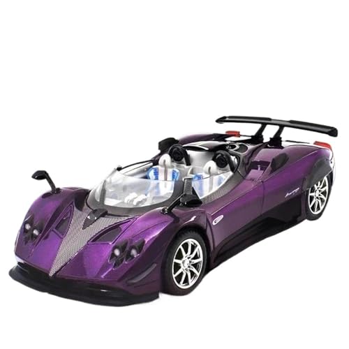 Zonda HP Barchetta Sportwagen-Modell aus Druckguss, Maßstab 1:24, Violett von RHUIMEI