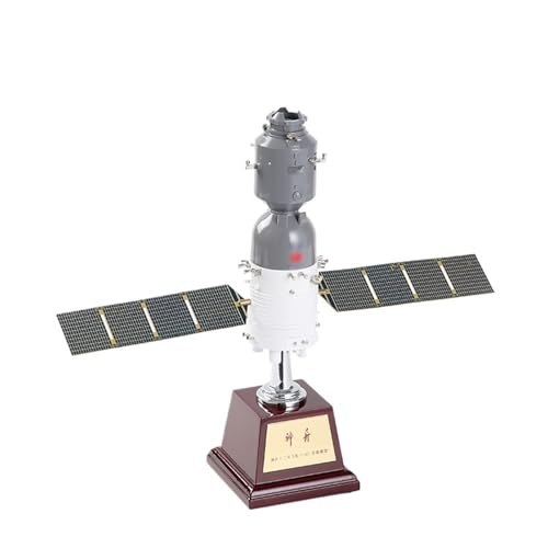 for 1/100 Solide Modell Von Shenzhou XII Raumschiff Metall Luft- Und Raumfahrt Modell Handwerk for Wissenschaft Und Technologie Museum Ausstellung Hallen Exquisite(Gray) von RHUIMEI