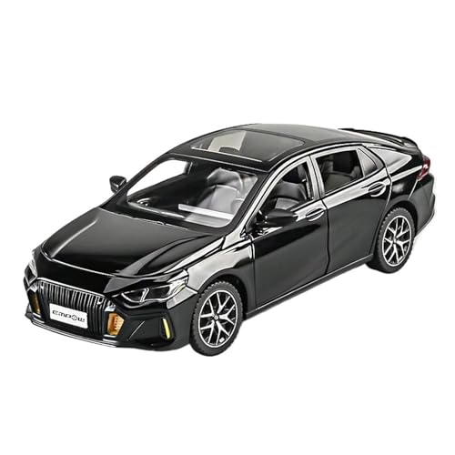 for 1/24 Legierung Auto Modell Spielzeug Simulation Sport Auto Modell Kinder Jungen Geschenk Ornamente Auto Modelle Exquisite(Black) von RHUIMEI