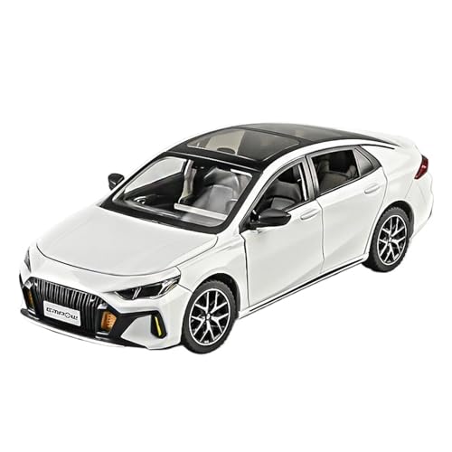 for 1/24 Legierung Auto Modell Spielzeug Simulation Sport Auto Modell Kinder Jungen Geschenk Ornamente Auto Modelle Exquisite(White) von RHUIMEI