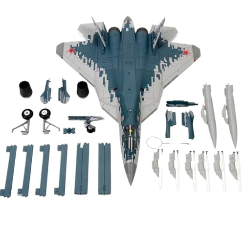 for 1/72 [Red53 Collection Level] Digitale Tarnung Russisches Su-57 Fighter Modelllegierungsflugzeug T50 Modellflugzeug Fertige Sammlungsverzierung Exquisite von RHUIMEI