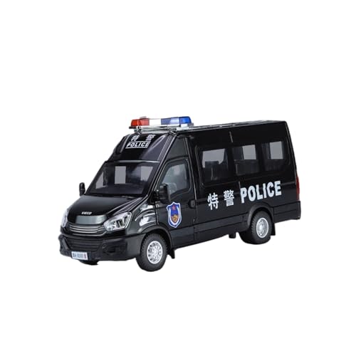 for 1:24 Kinder Spielzeugauto Polizeiauto SWAT Explosionsgeschützte Auto Legierung Automodell Mit Ton Und Licht Kleine Kinder Geburtstagsgeschenk Exquisite(Black) von RHUIMEI