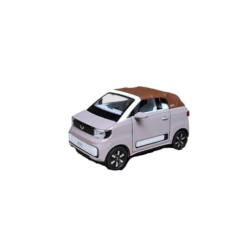 for 1:24 Original Wuling Hongguang Mini Legierung Auto Modell Simulation Cabrio Auto Ornamente Unisex Spielzeug Exquisite(Brown) von RHUIMEI