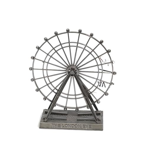 for Neue Riesenrad-Ornamente Wohnaccessoires Malerische Touristische Souvenirs Kunsthandwerk Metallgebäudemodelle Exquisite(Black) von RHUIMEI