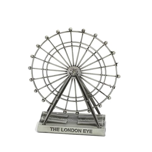 for Neue Riesenrad-Ornamente Wohnaccessoires Malerische Touristische Souvenirs Kunsthandwerk Metallgebäudemodelle Exquisite(Silver) von RHUIMEI