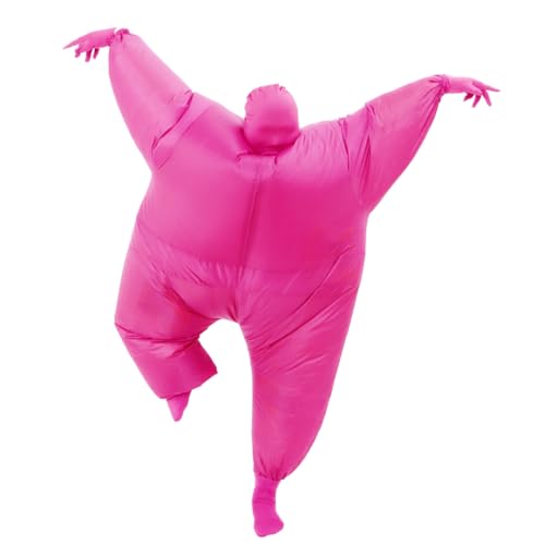 RHYTHMARTS Aufblasbares Kostüm Aufblasbare Halloween-Kostüme Weihnachtskostüme Blow-Up-Kostüme für Erwachsene (Rose) von RHYTHMARTS