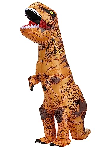 RHYTHMARTS Dinosaurier-Kostüm für Erwachsene, aufblasbare Dinosaurier-Kostüme, aufblasbar, Dinosaurier-Kostüm, Verkleidung für Erwachsene von RHYTHMARTS