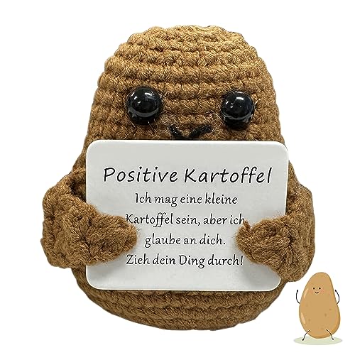 Positive Potato Pocket Hug Geschenk, Mini-Plüsch Figuren Lustige Kartoffel Puppe, Kartoffelspielzeug, für Freundin, für Frauen, Mutmacher , für Freund von RHZXD